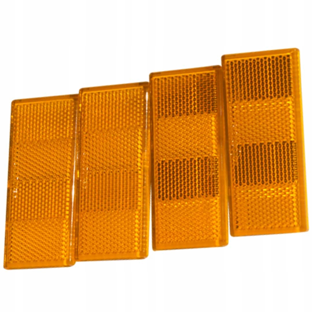 

Zestaw 4x odblask do przyczep pomarańczowy 90x40mm