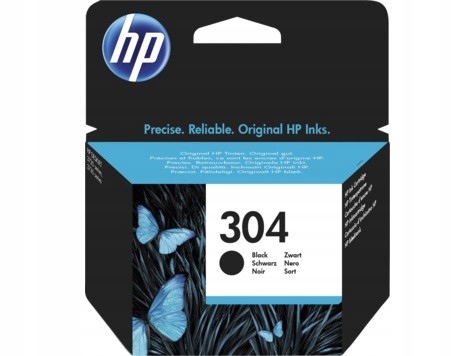 

Hp tusz 304 black N9K06AE