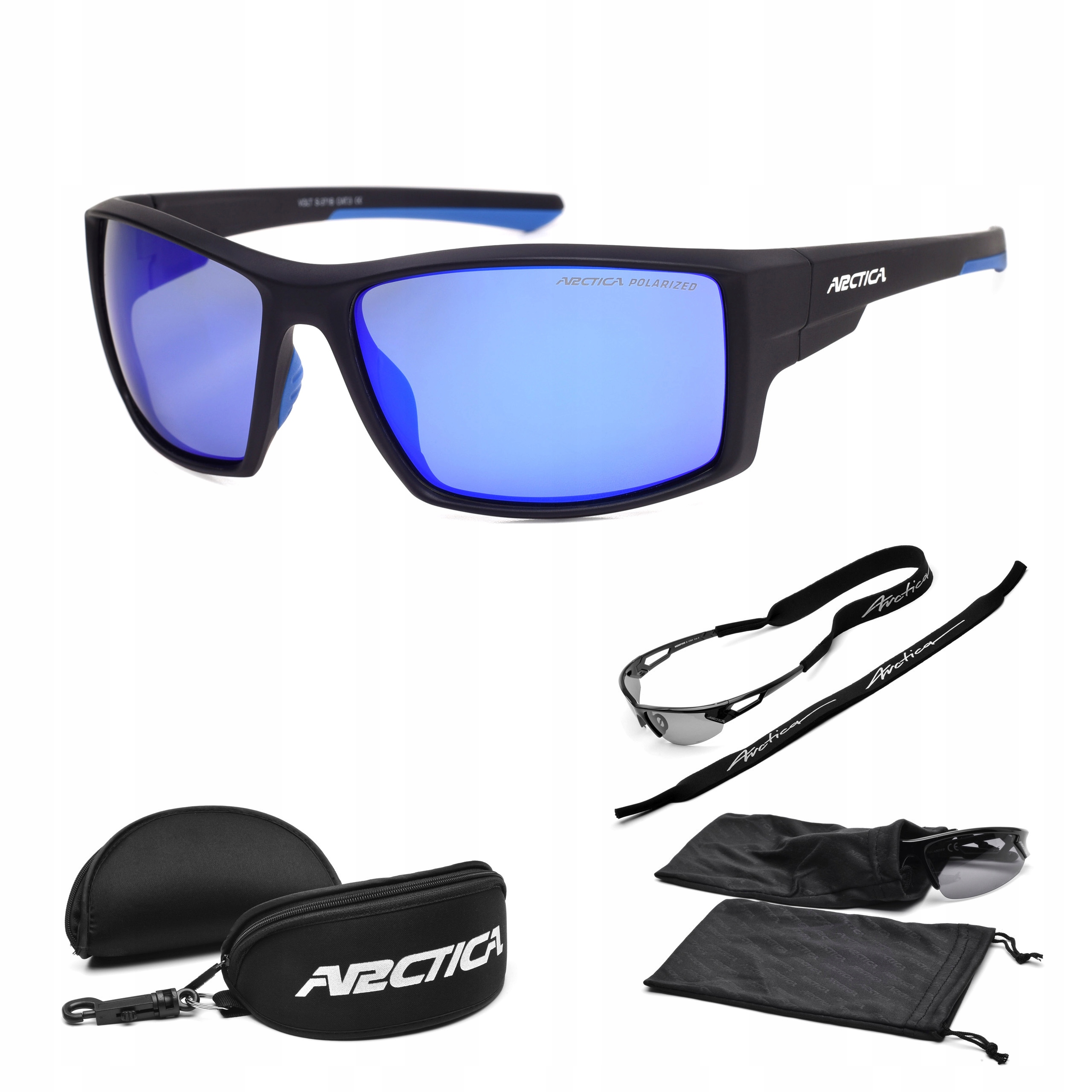 Arctica S-371B Polarizační Sluneční Brýle Sportovní Zrcadlovky