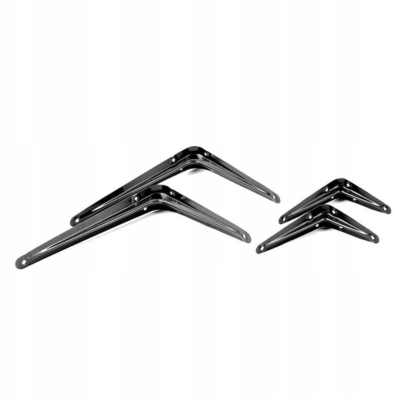 Kątownik pod półkę 75x100 czarny