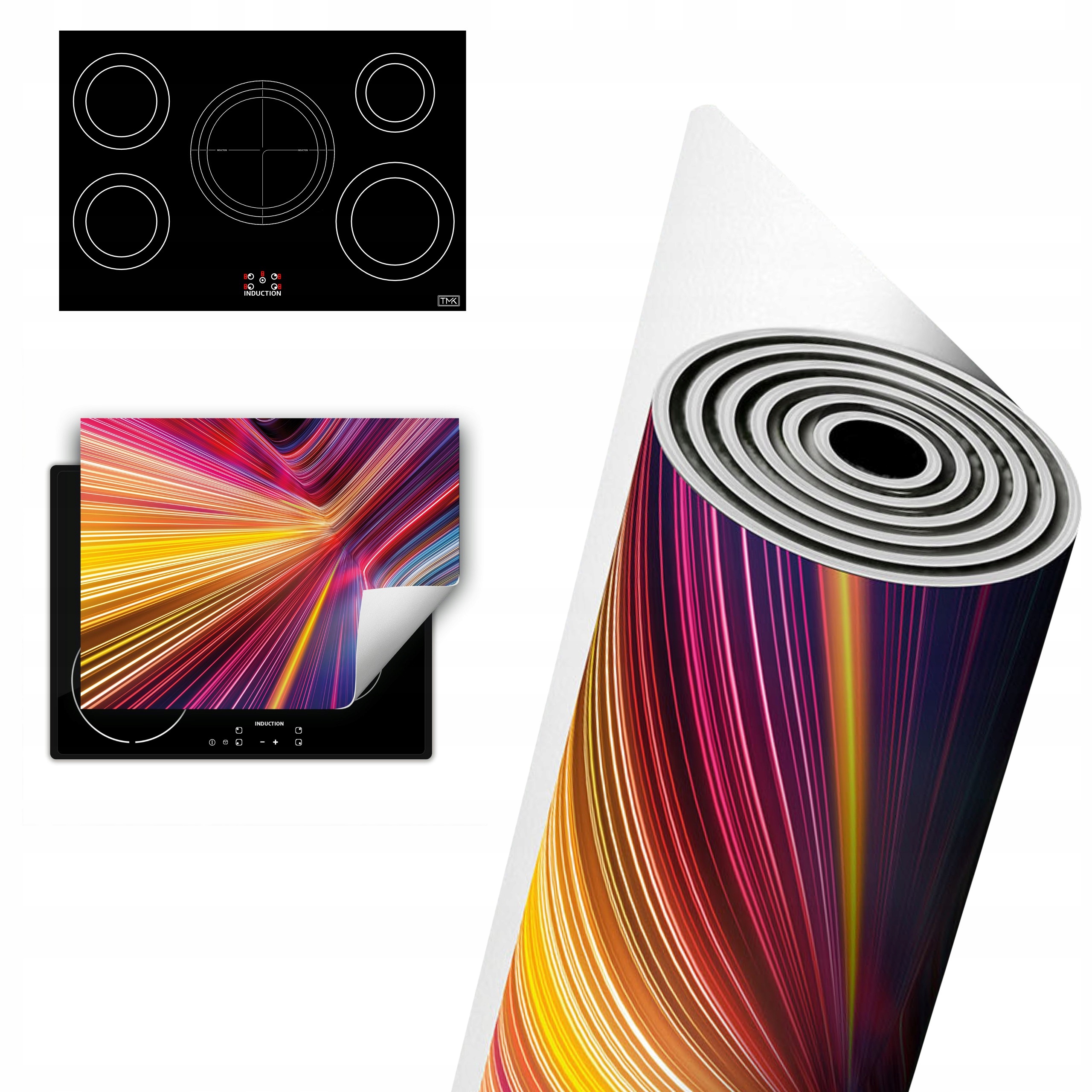 Vinylová Ochrana Na Indukci Desky 80x52 barevná