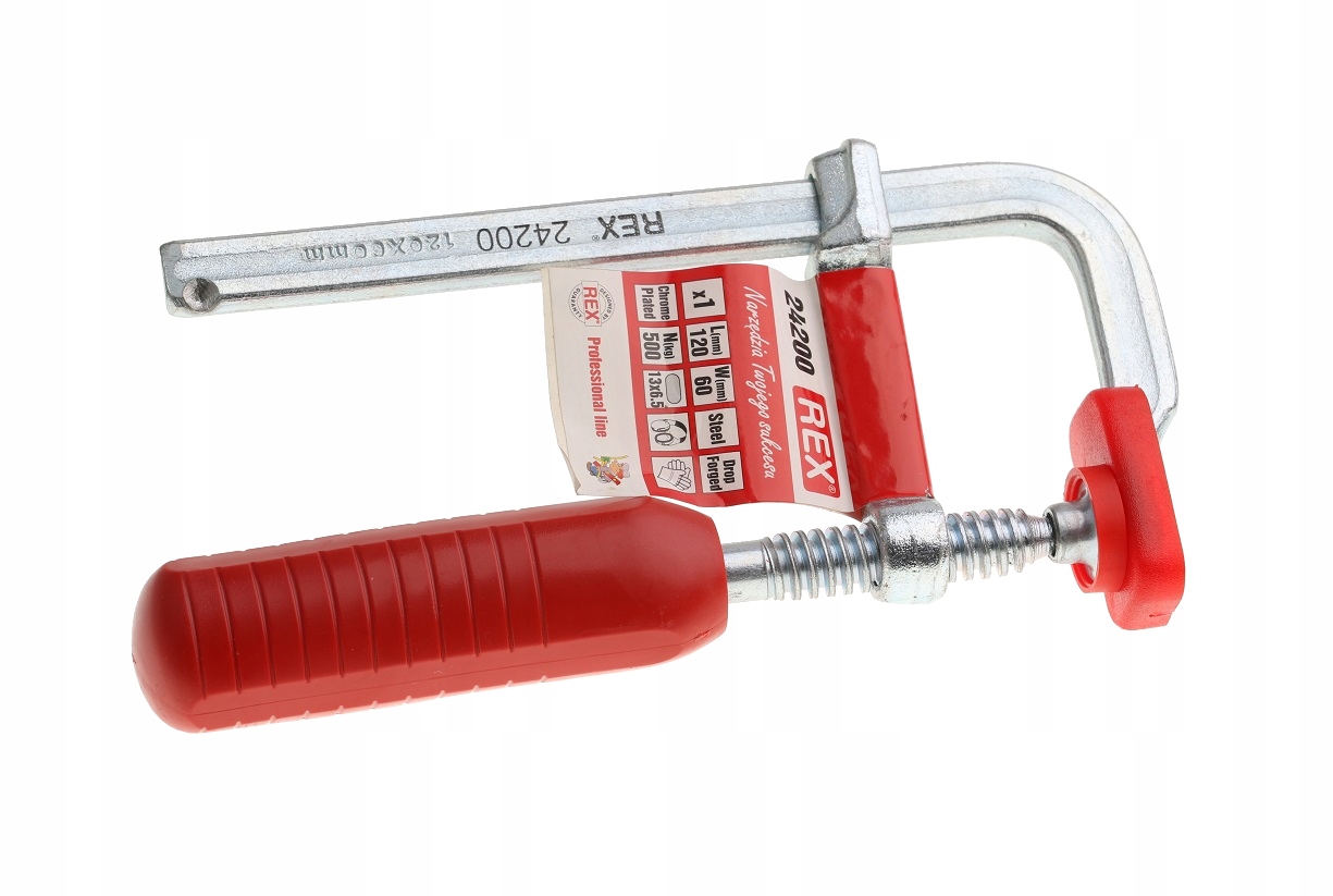 

Ścisk Stolarski Rex Kuty 120x60 mm Zacisk