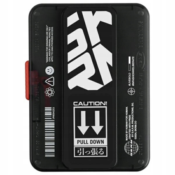 Peněženka Skinarma Mirage Phaze Magnetic Grip černá