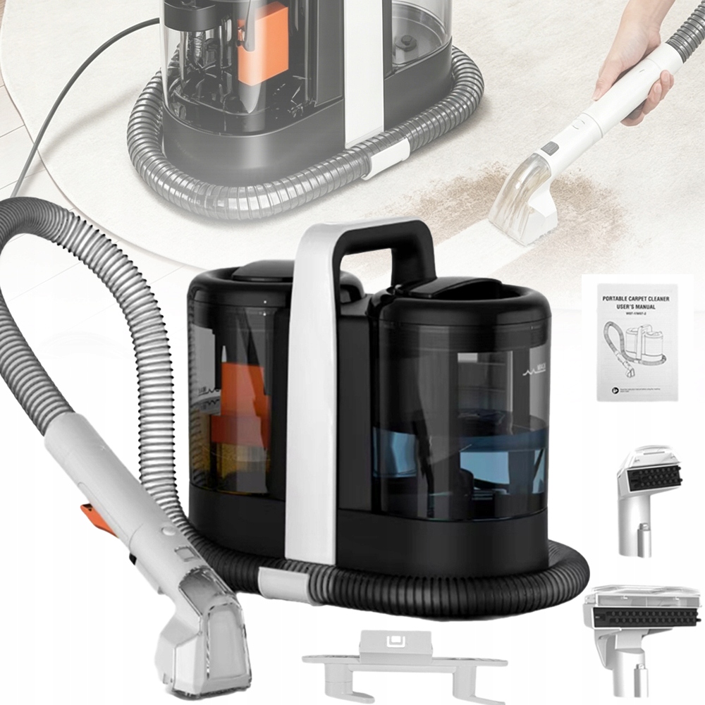 Stroj Na Čištění Tkanin 1500+800 ML Se 2 Hlavami Pro Koberce Postelových Pohovek