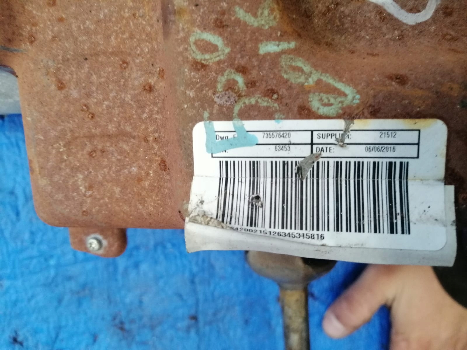 PANDA FIAT 16r control electrics 2816037210b
