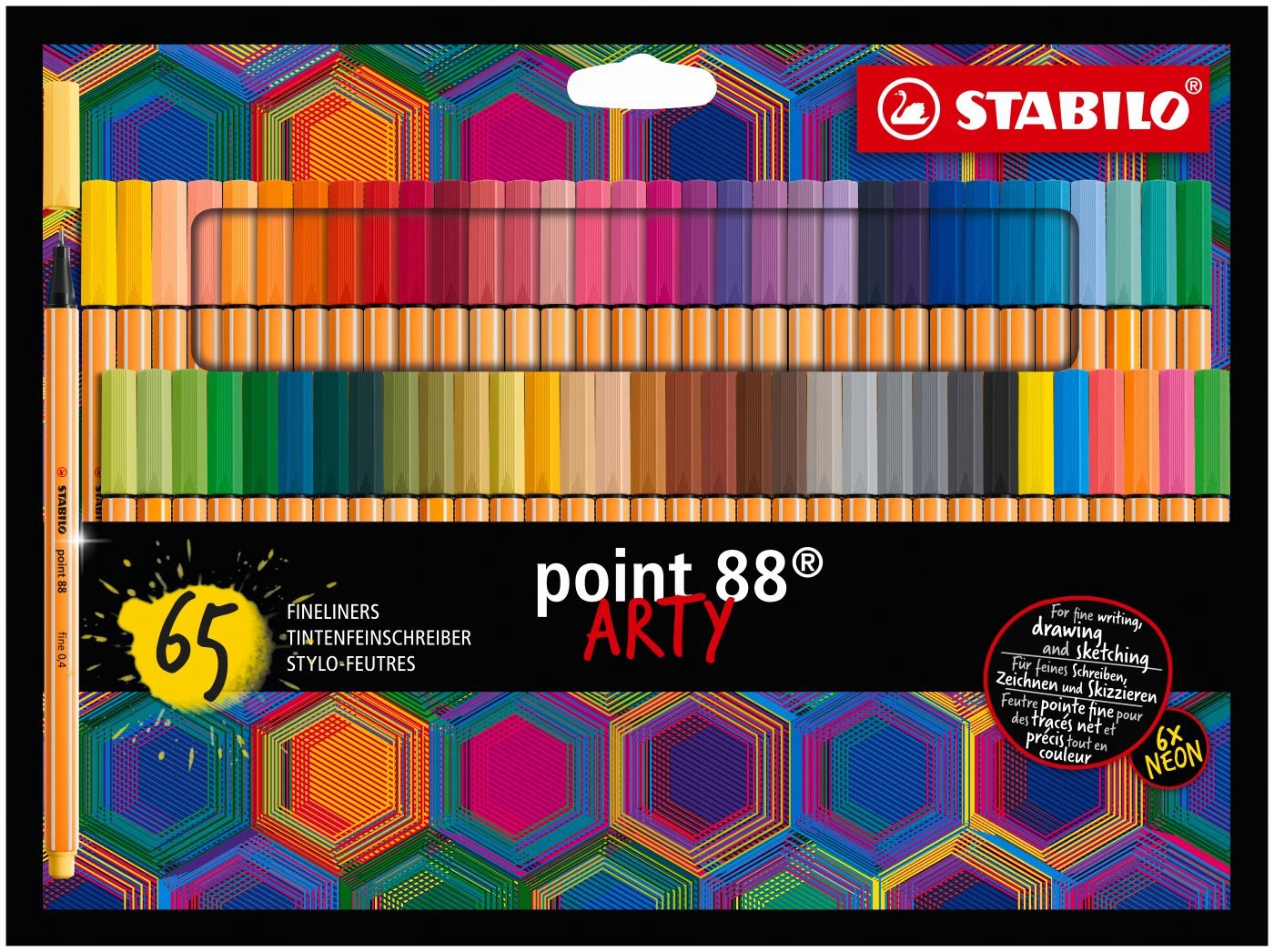 Cienkopis Stabilo Point 88 zestaw w pudełku wszystkie