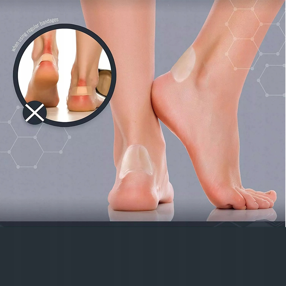 PLASTRY HYDROKOLOIDOWE PĘCHERZE OBTARCIA ODCISKI 15X 5.5X3.7CM WYTRZYMAŁY Marka bez marki