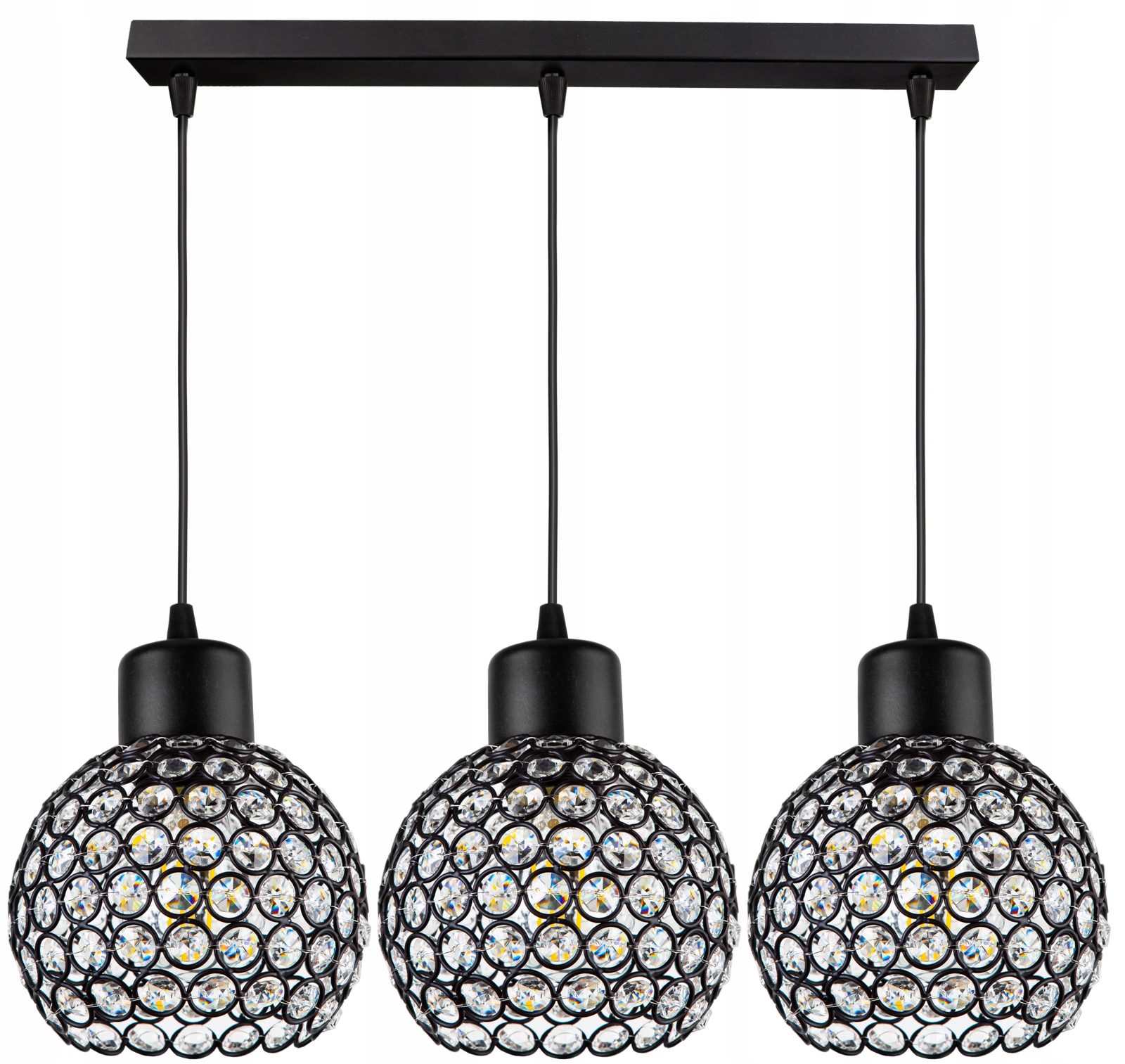 

Szklana Lampa Wisząca Sufitowa Żyrandol Kula Led