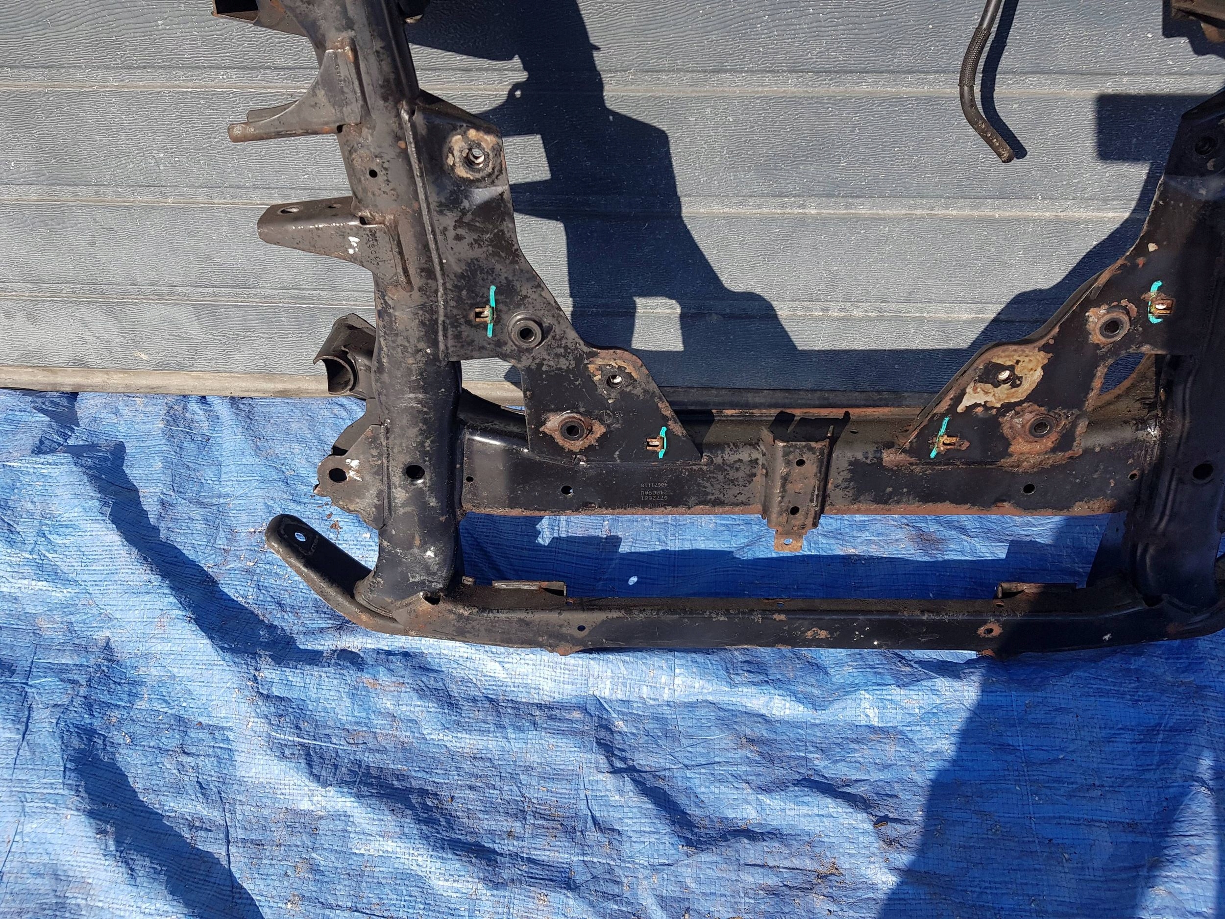 axle beam front axle beam subframe of the engine front BMW X5 E70 X6 E71