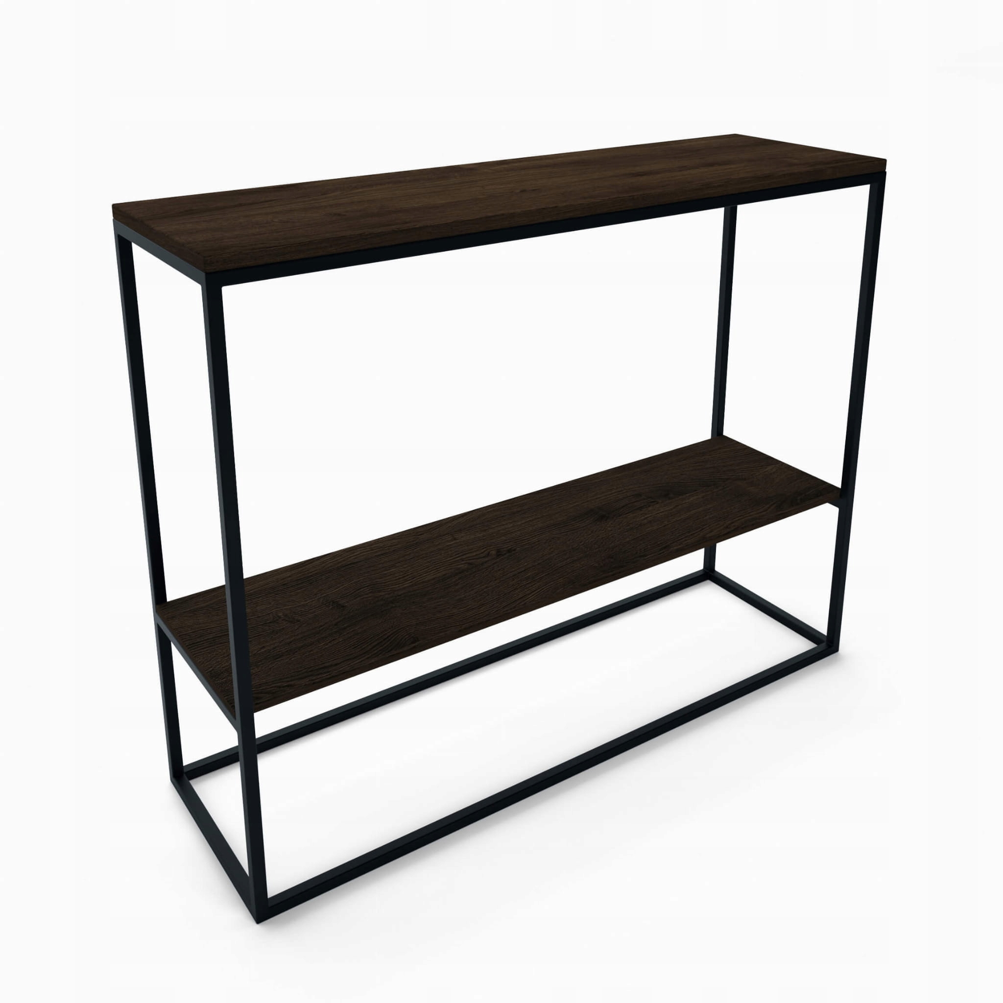 Konsola z półką salon loft Merrion Głębokość mebla 26 cm