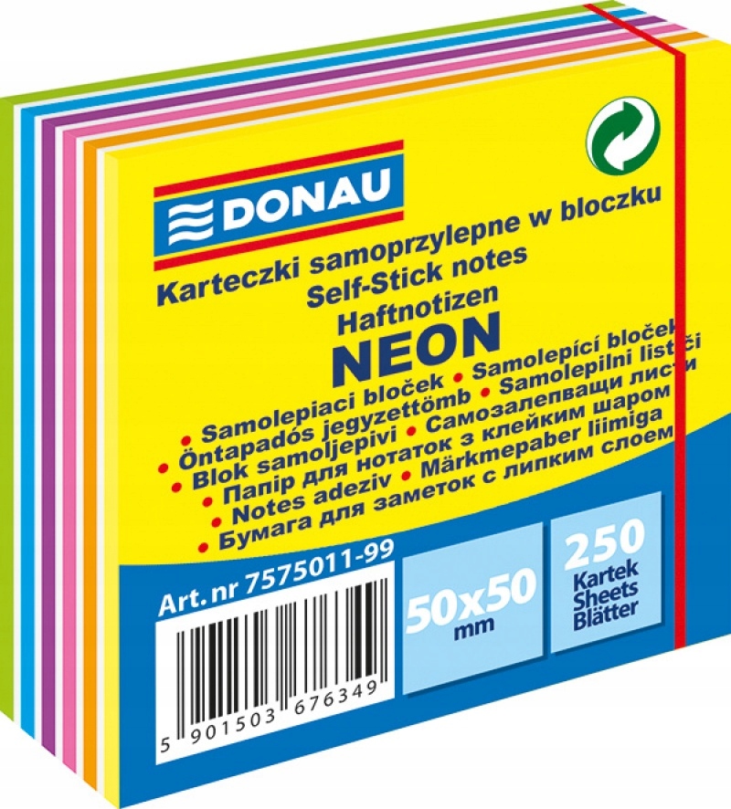

Mini kostka samoprzylepna bloczek karteczki notes