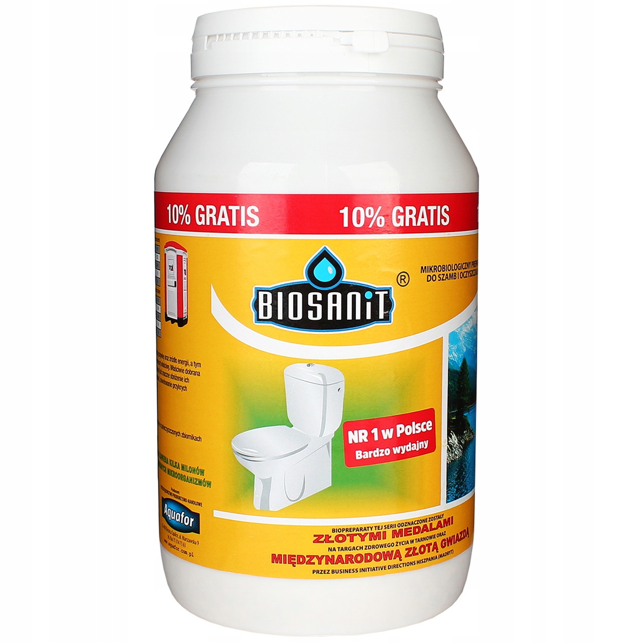 

Biosanit Bakterie do oczyszczalni szamba 1,1kg