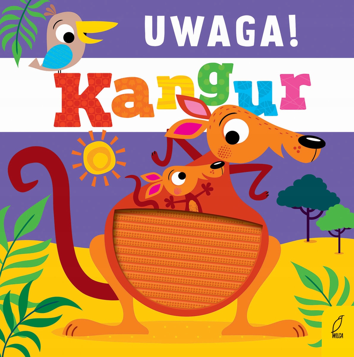 

Uwaga kangur Książeczka Sensoryczna Dotykowa Wilga