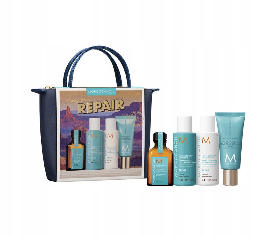 Moroccanoil Repair zestaw podróżny do włosów zniszczonych regeneracja