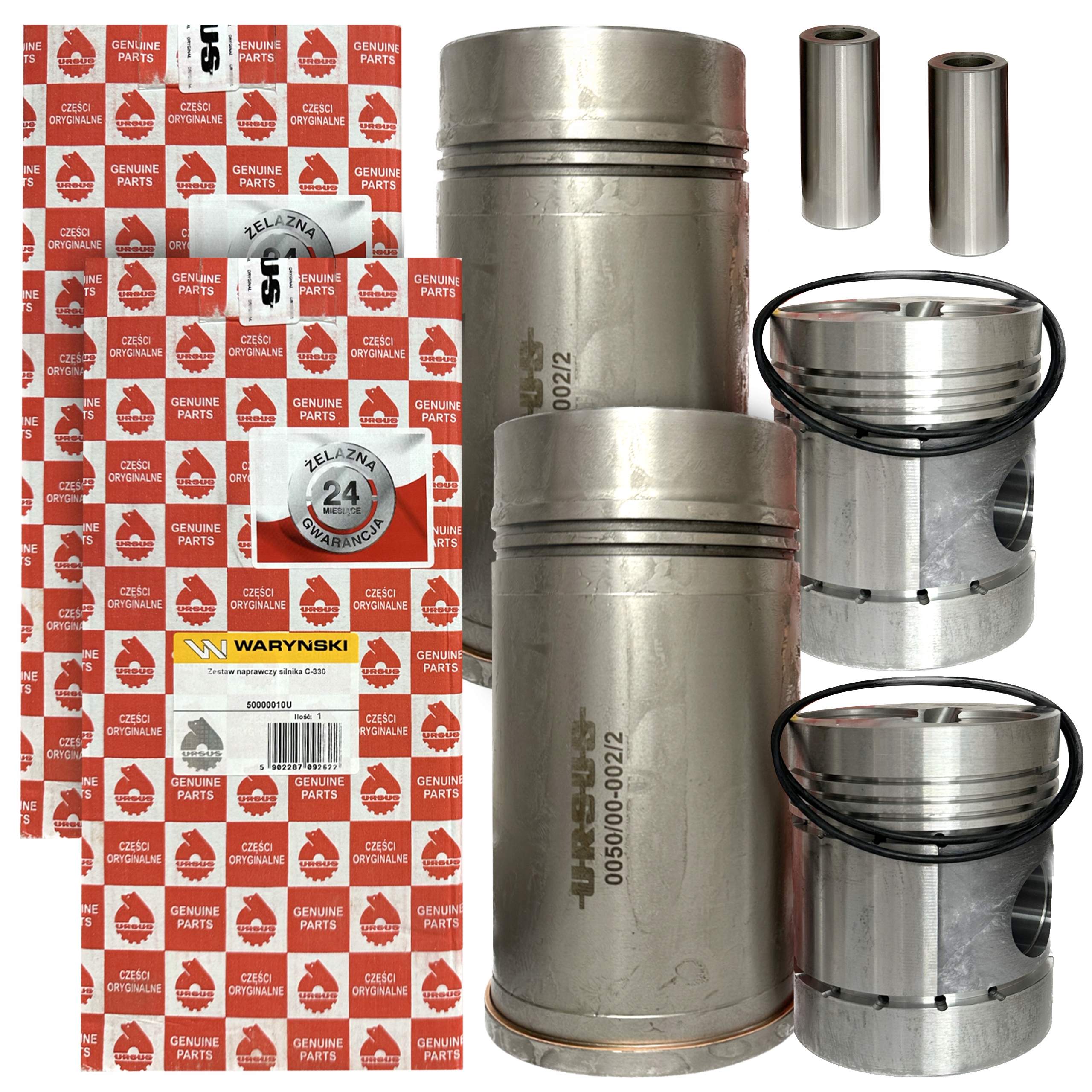 URSUS C 330 ZESTAW KOMPLET NAPRAWCZY SILNIKA NA CAŁY SILNIK ORYGINAŁ