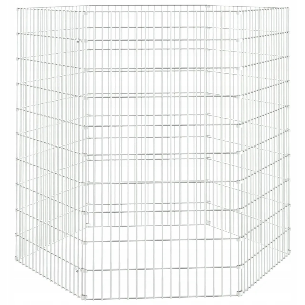 Levně vidaXL Kotec pro zvířata, 6 panelů, 54x100 cm, galvanizované železo