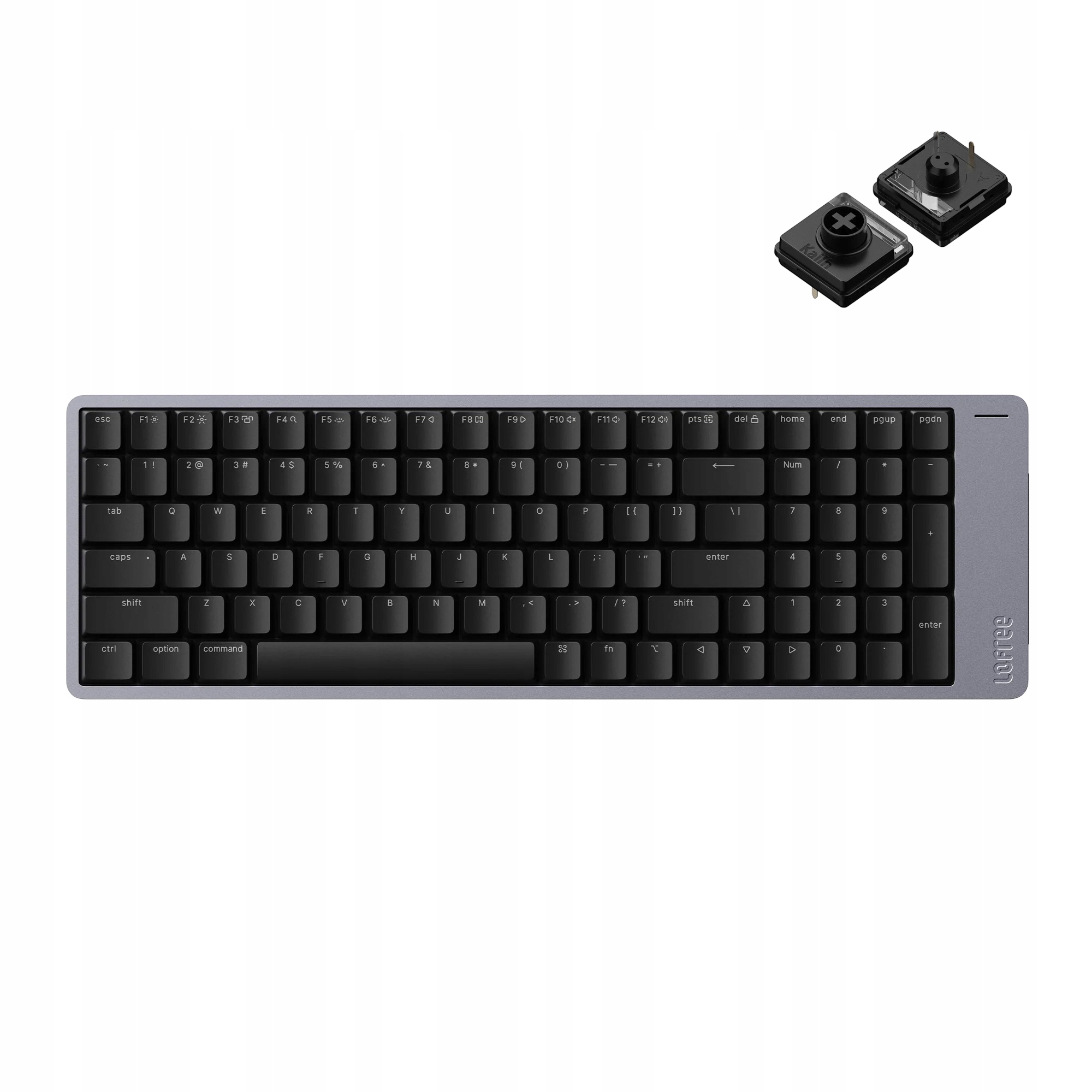 Lofree Flow 2 100 Bezdrátová mechanická klávesnice pro pulzní spínače