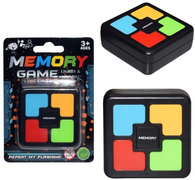 Gra logiczna pamięciowa edukacyjna MEMORY baterie dla dzieci elektroniczna Kod producenta Elektroniczna rozwijająca zabawka gra pamięć