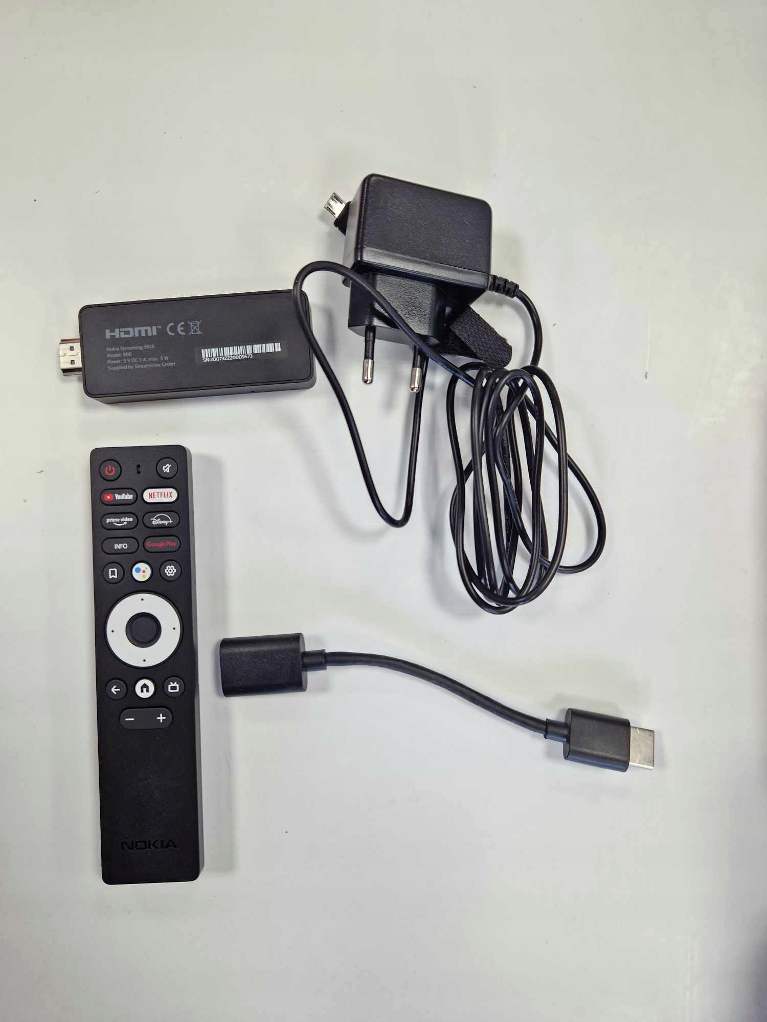 ZESTAW NOKIA STREAMING STICK 800 ANDROID TV HDMI 68B150 EAN (GTIN) 9120106660364