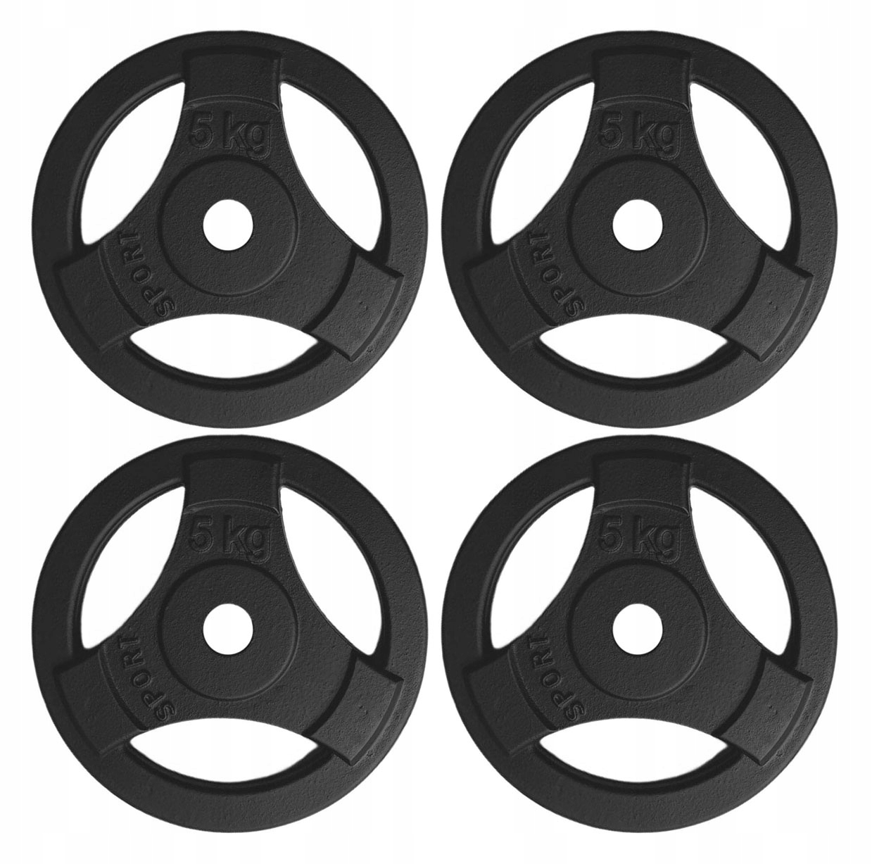 Obciążenie żeliwne 20KG kierownica 28mm ZESTAW