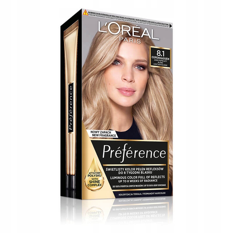 

L'oreal Paris Preference Farba Do Włosów 8.1