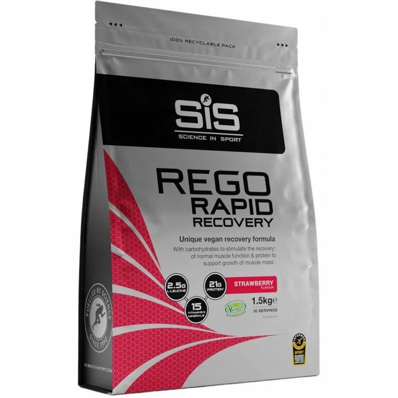SiS Rego Rapid Recovery 1500g regenerační nápoj jahoda komplex