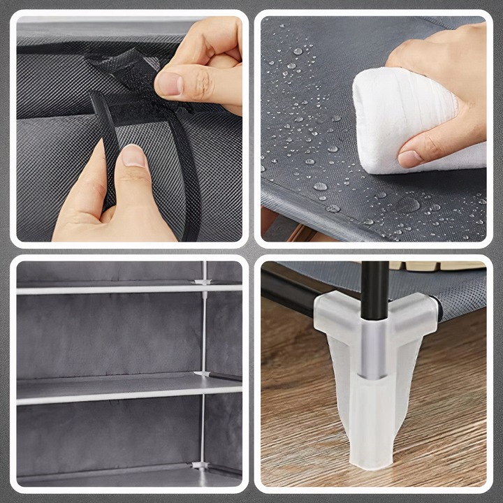 SZAFKA NA BUTY REGAŁ PÓŁKA TEKSTYLNA MATERIAŁOWA EAN (GTIN) 5905999035444