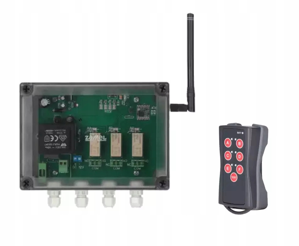 Rádiový vypínač Bezdrôtový vypínač Ďaleký dosah 1,3 km Pilot Zamel