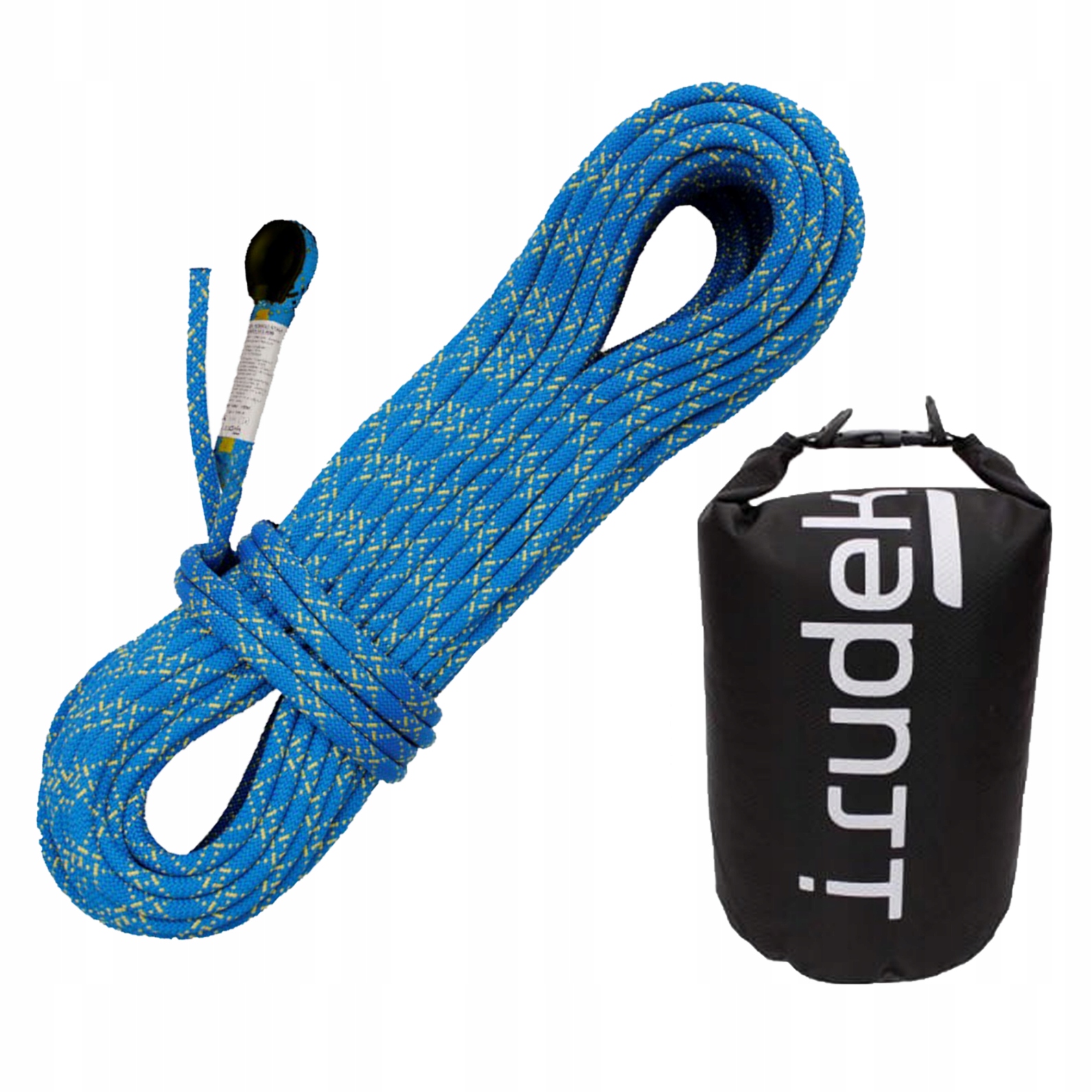 Zajišťovací sada Irudek Polostatické lano 20 m s hákem sáček 10 l