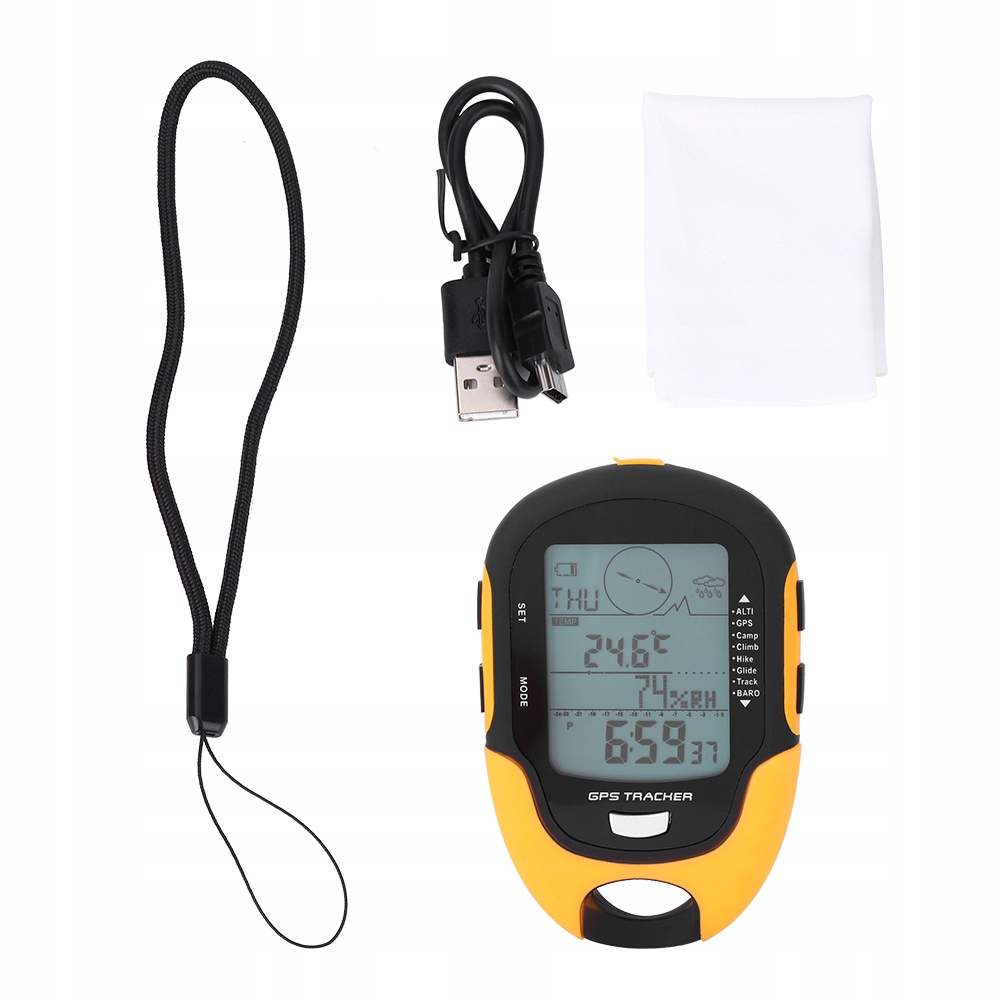 Odbiornik nawigacji GPS SUNROAD LCD USB