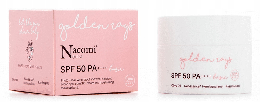 Nacomi Next Level Krem Basic SPF 50 UV 50ml