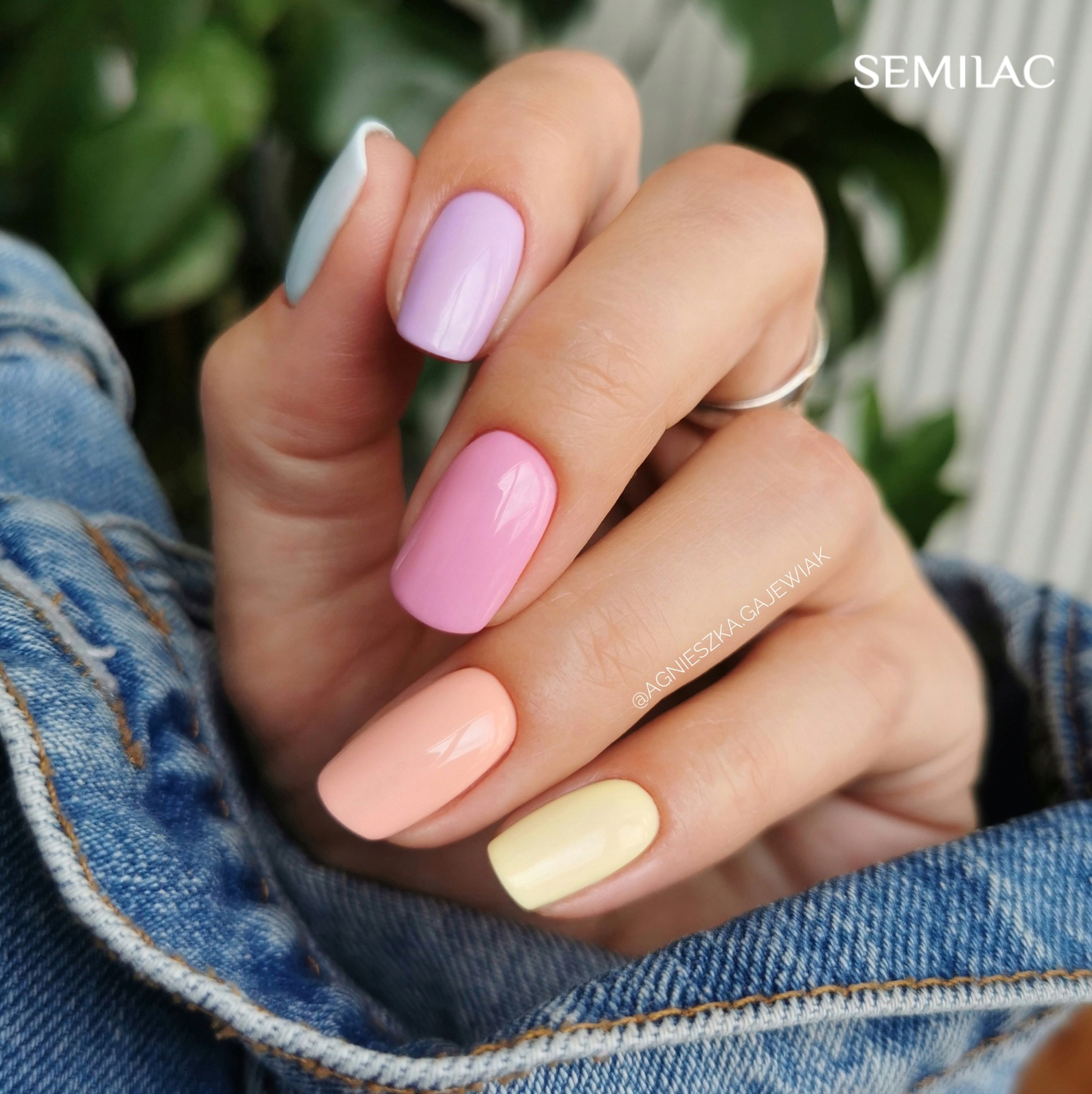 SEMILAC 145 Lila Story UV LED Lakier Hybrydowy 7ml Pojemność 7 ml