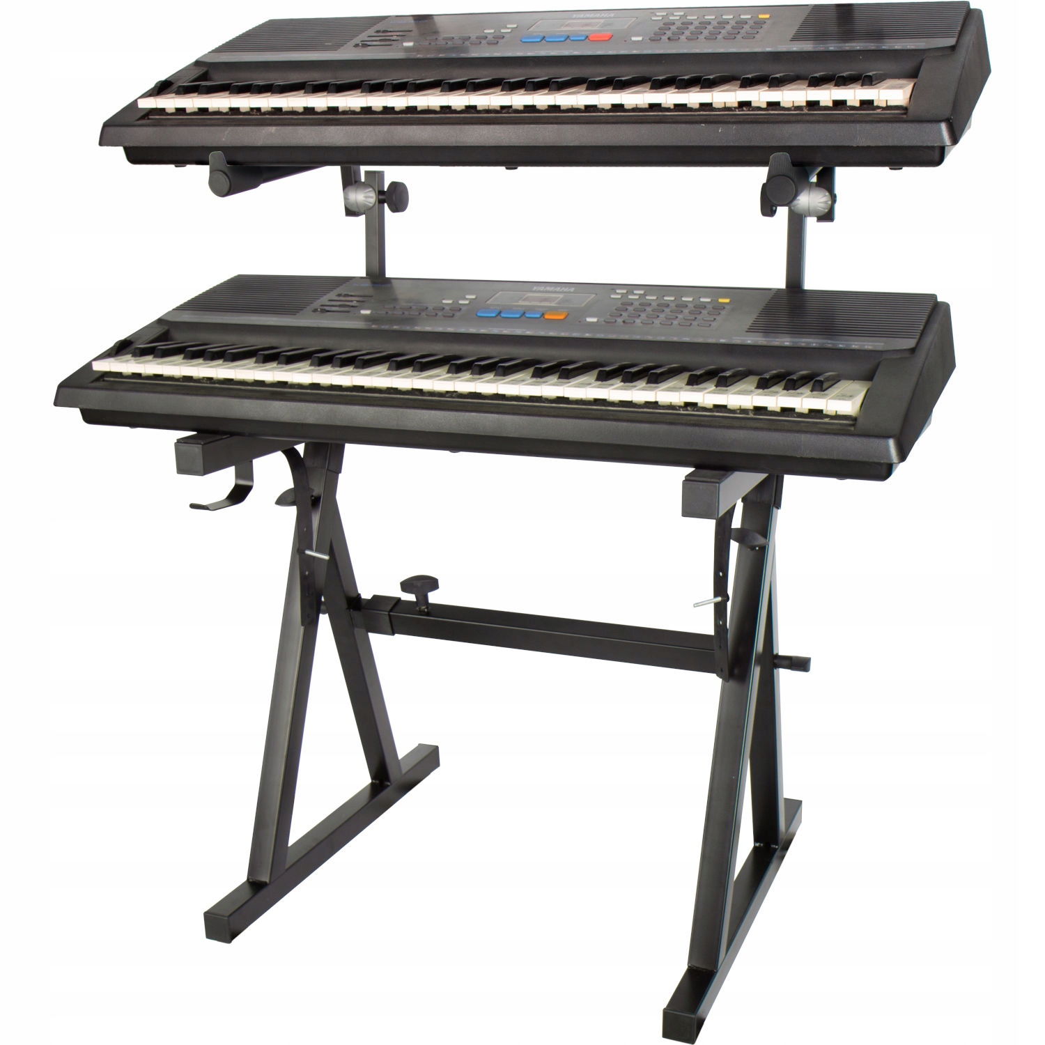

Podwójny stojak pod keyboard klawisze stalowy