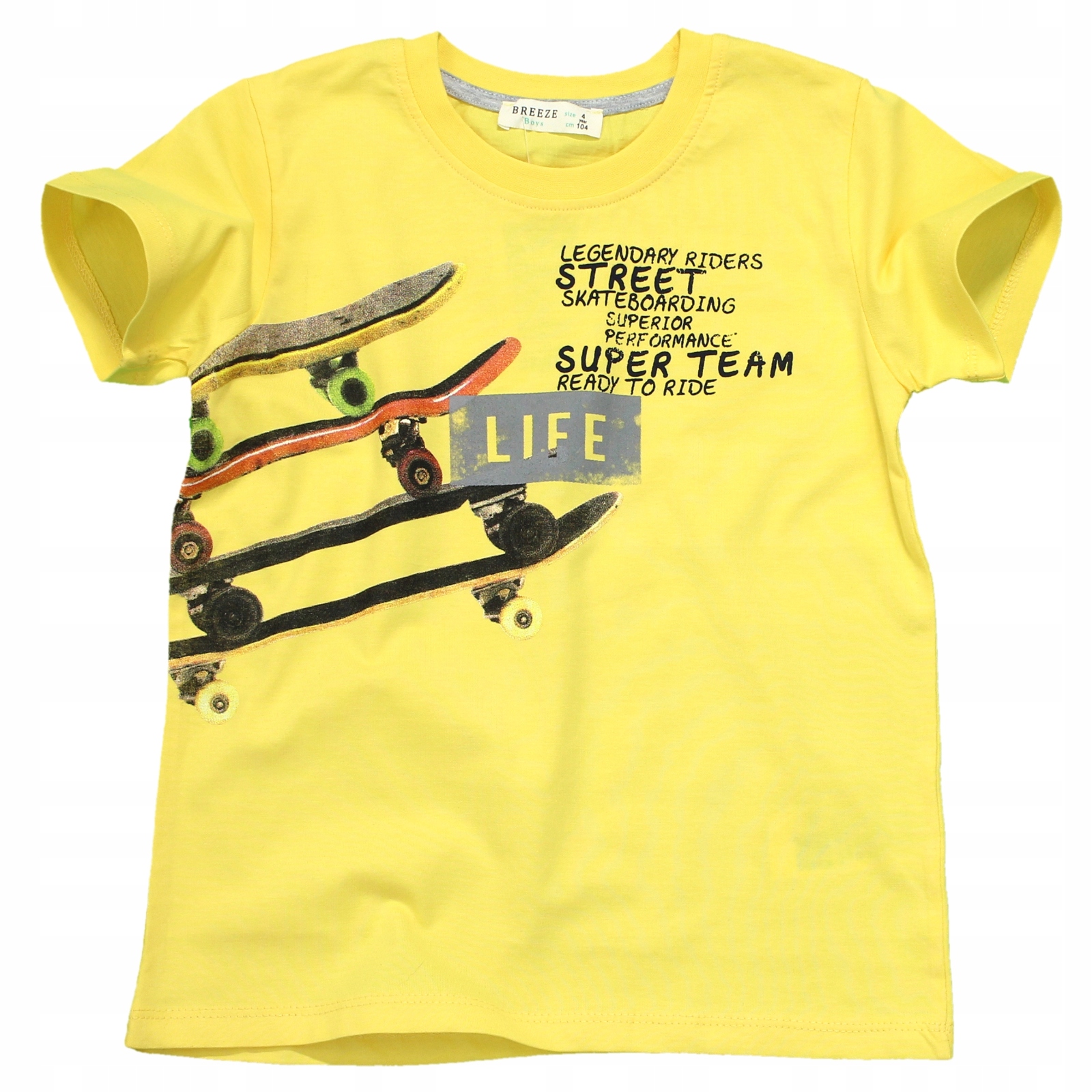 

T-shirt Bluzka Z Nadrukiem Deskorolka Bawełna 104