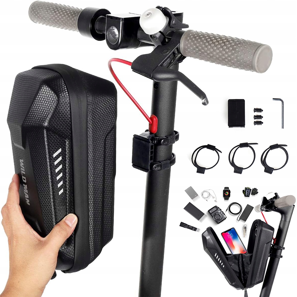 Torba na hulajnogę elektryczną 4L Torba na kierownicę hulajnogi elektryczne