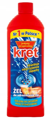

Kret Żel Udrażniacz Do Rur Odpływów 1KG