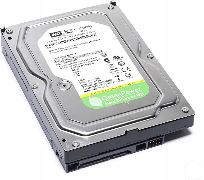 Wd Av-gp 1TB Hdd 3.5" SATA3 7200 64MB WD10EURX