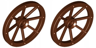 

Lego 4489b Koło Powozu brązowe Nowe (2g) 2 szt.