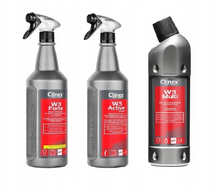 

Clinex Płyn 1L W3 Active W3 Forte W3 Multi