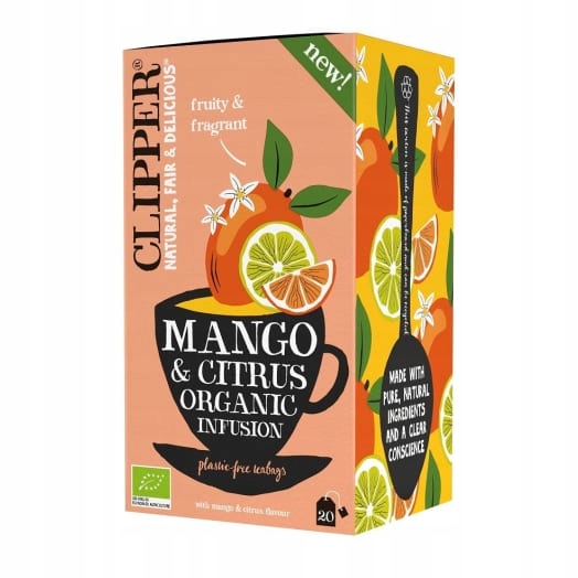 Levně Clipper Čaj s příchutí manga a citrusových plodů Bio