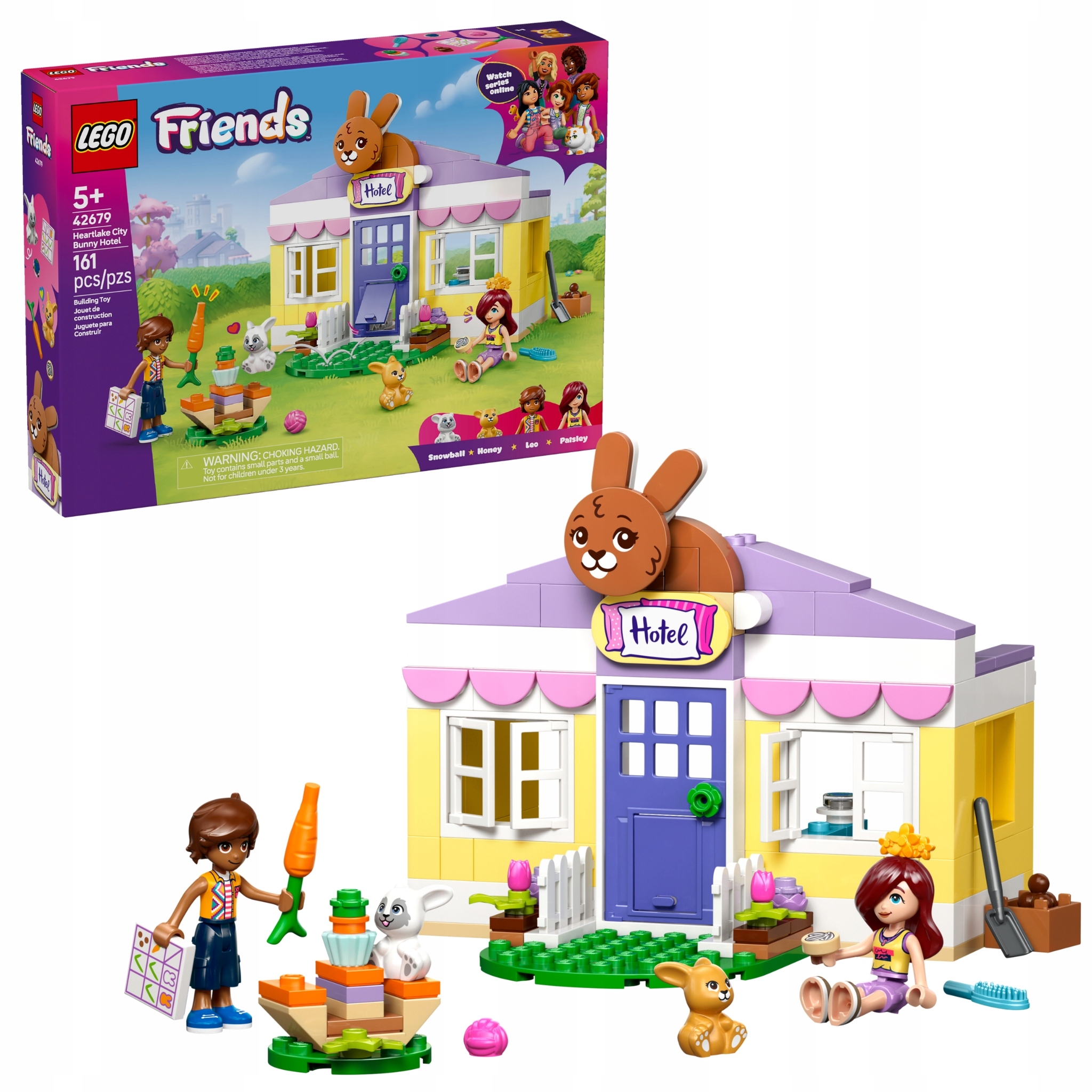 Lego Friends 42679 Hotel pro králíky ve městě Heartlake stavebnice sada 5+