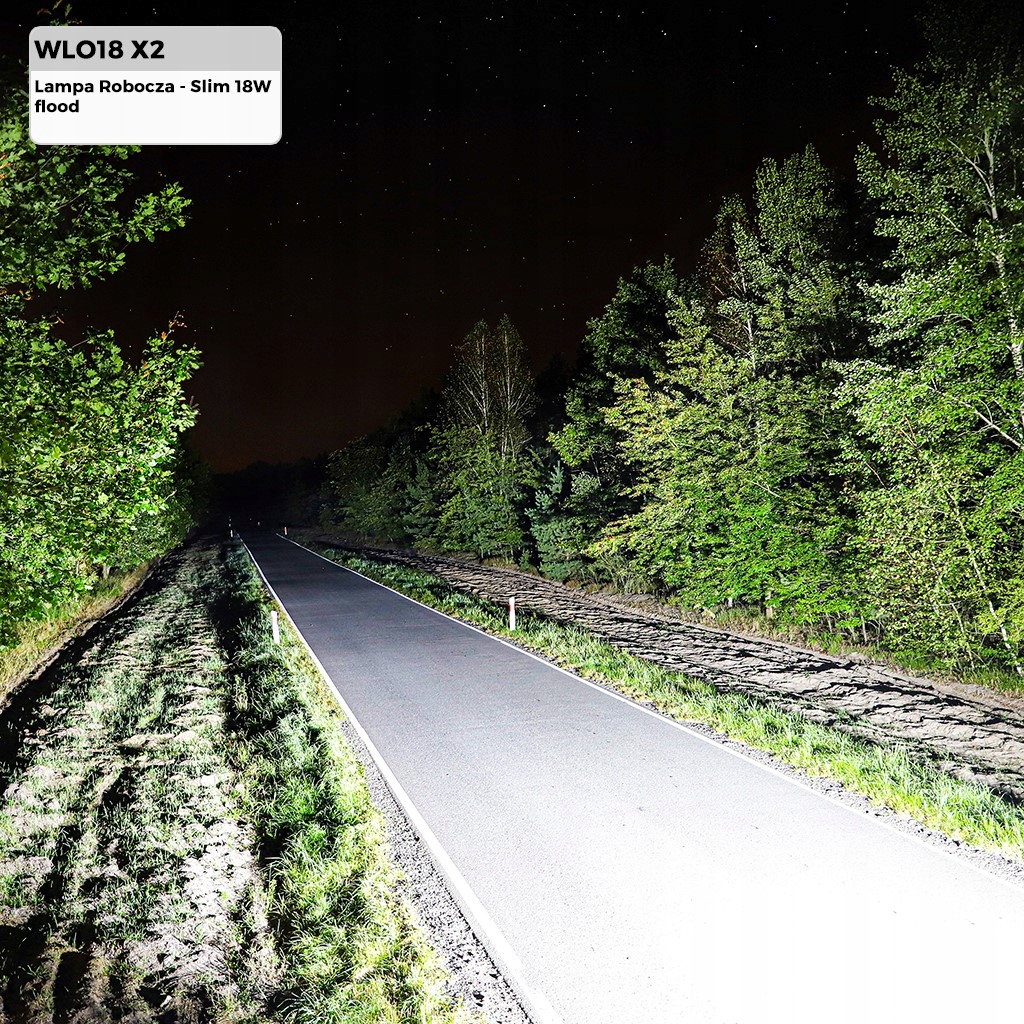 LAMPA ROBOCZA SLIM LED OSRAM M-TECH 18W 10-30V Źródło światła LED