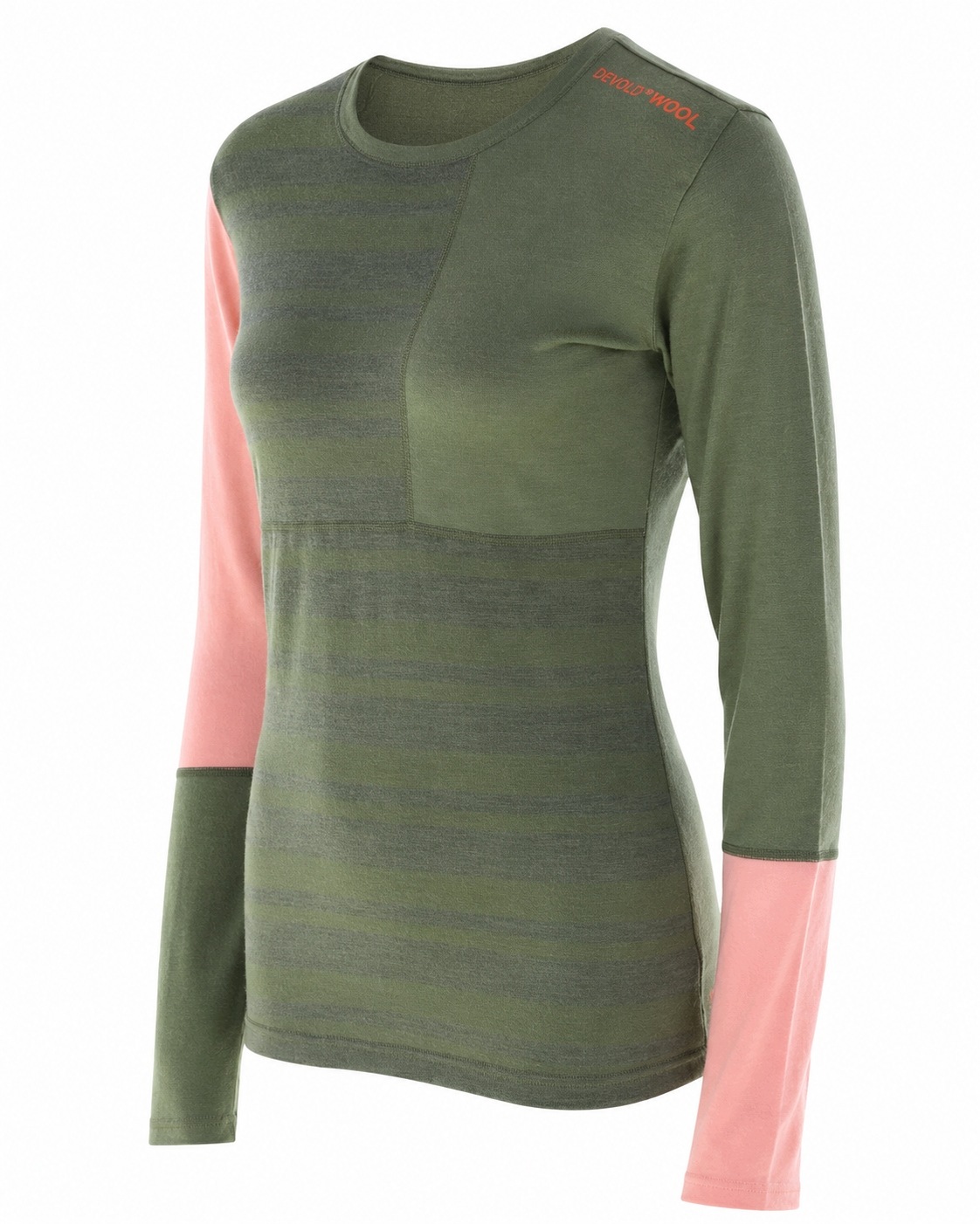 Dámské termoaktivní tričko Ortovox 185 Rock'n'wool Long Sleeve M zelené