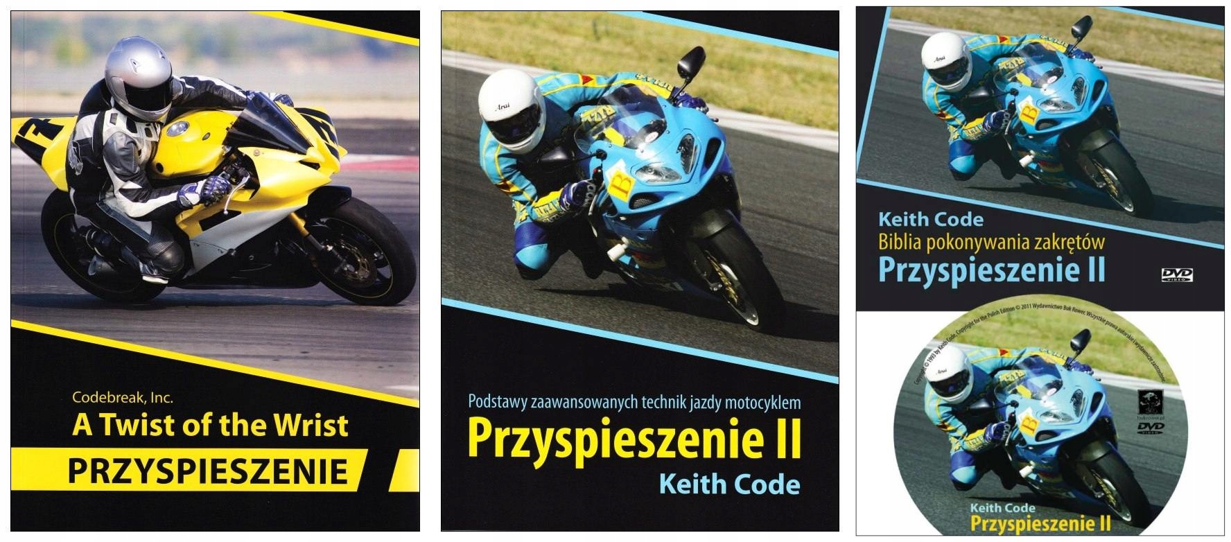 Przyspieszenie poradnik motocyklisty Code 1 2 DVD