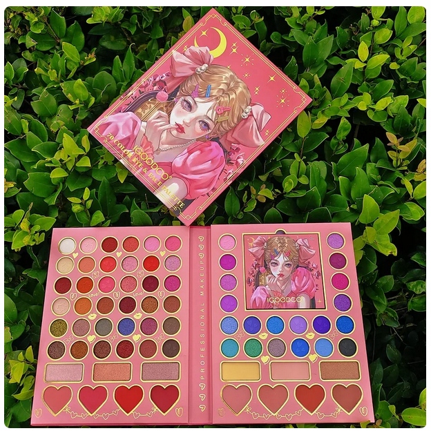 CIENIE DO POWIEK MALOWIDŁA ZESTAW DO MAKIJAŻU DLA DZIECI PALETA 70 CIENI Marka inna