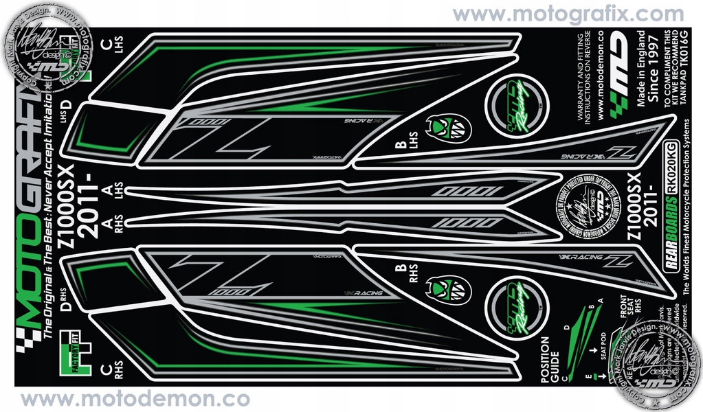 Задній шпон Kawasaki Z1000SX 2011