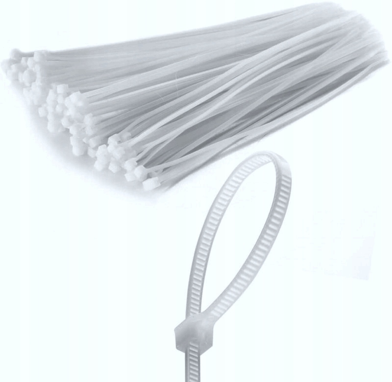 TRYTYTKI OPASKI ZACISKOWE 3,6x300 BIAŁE 100szt