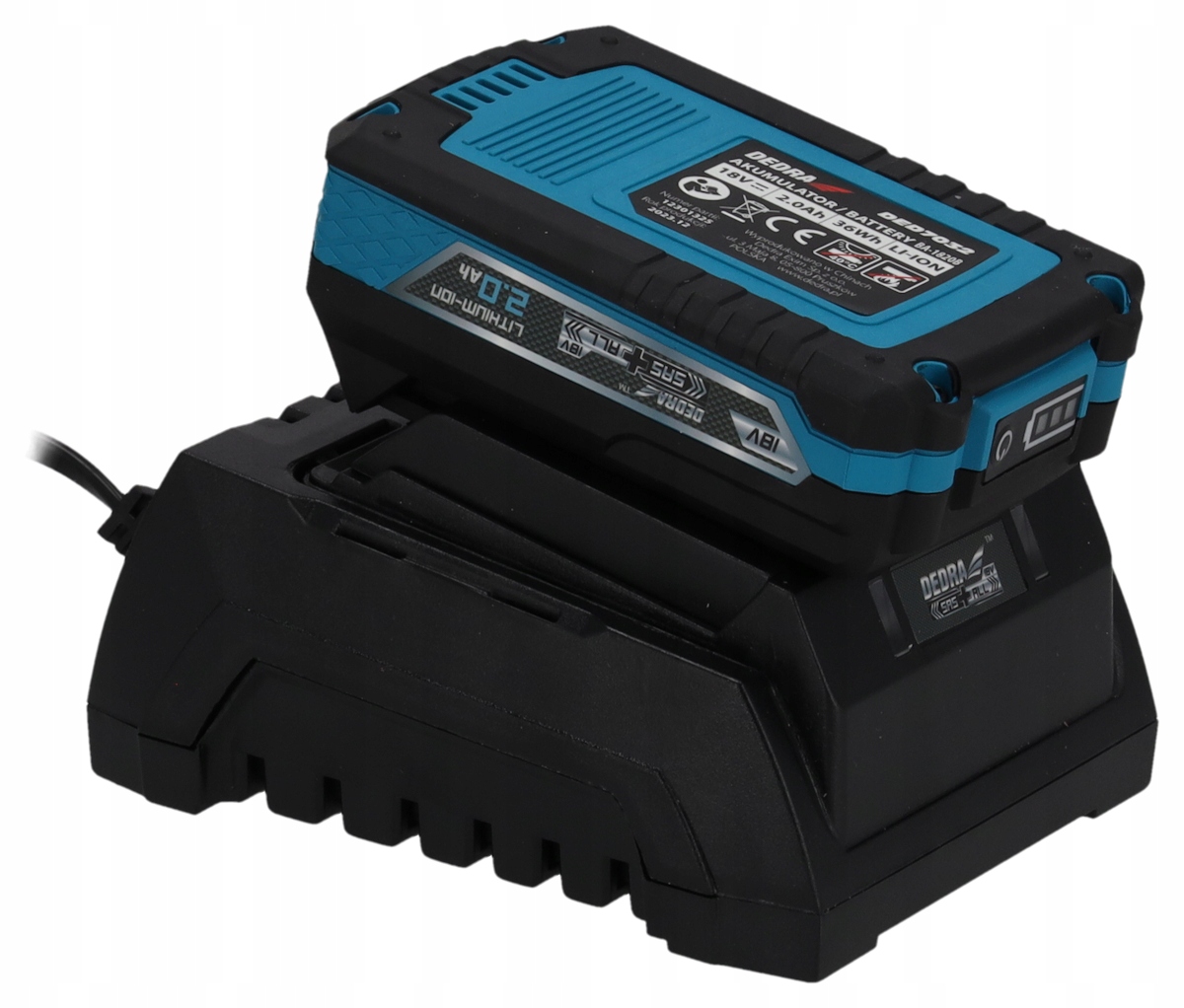 PODKASZARKA AKUMULATOROWA DEDRA SAS+ALL 18V KOSA Wykaszarka do trawy Aku2Ah Stan opakowania oryginalne