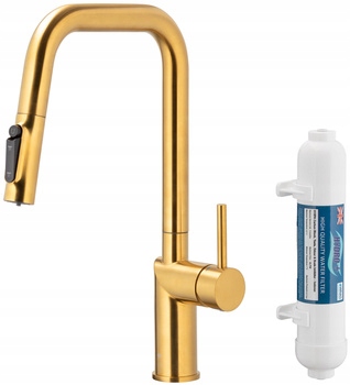 Kfa Kuchynská Batéria, Filtrácia Vody Duero Pure Style, Brushed Gold