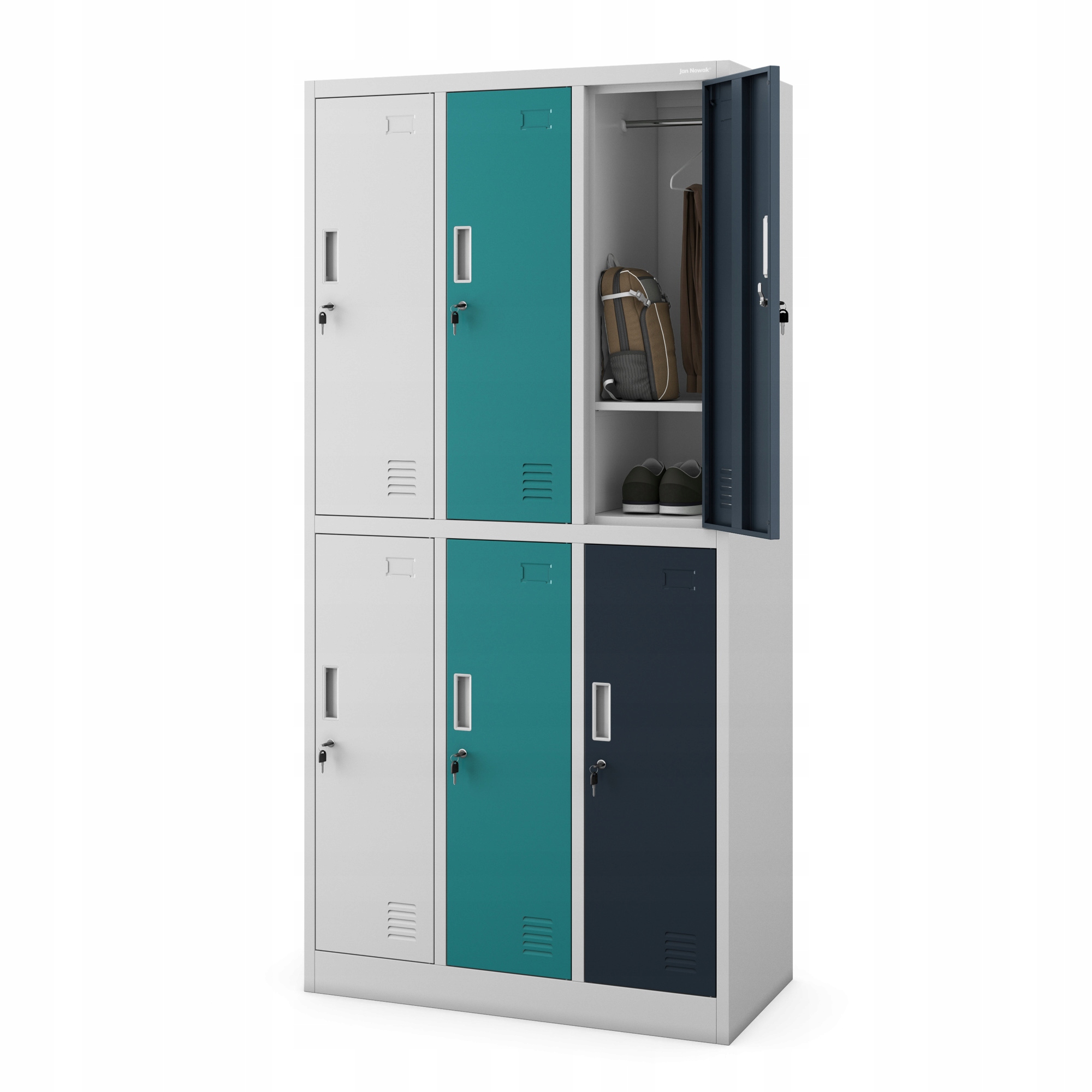 Skříň Kovová Sociální Školní Bozp Šatní Jan Nowak Igor Vícebarevná